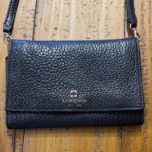 Kate Spade Textured Black Crossbody Bag
